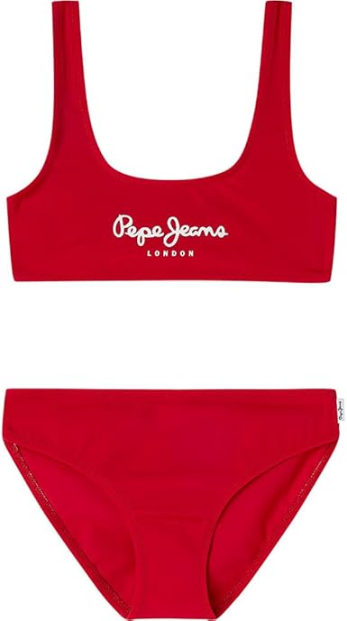 Costume Da Bambina PEPE JEANS - Bikini Set In Poliammide Ed Elastan Asciugatura Rapida - Foto 3