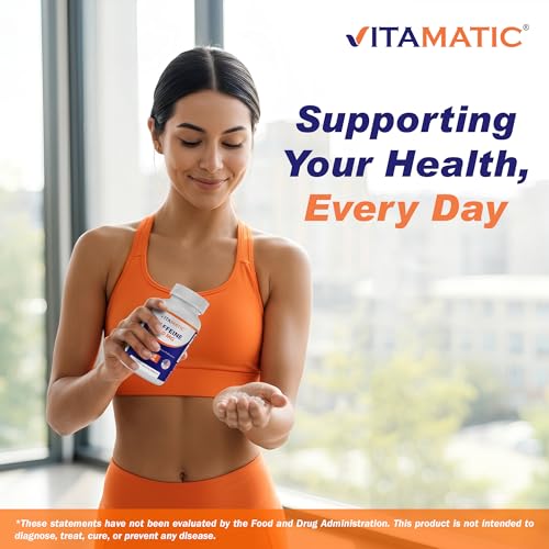 Image of Vitamatic Caffeine Pills 200 mg per Serving, 250 Vegetarian Tablets | Support Energy Support & Endurance Performance*, Gluten Free, Made in USA