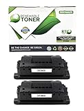 Renewable Toner Compatible Toner Cartridge High Yield Replacement for HP 90X CE390X for Laserjet M602 M603 M4555 (Black, 2-Pack)