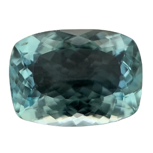 Aigue-marine naturelle coussin 11.8x8.6mm pour création de bijoux uniques DIY