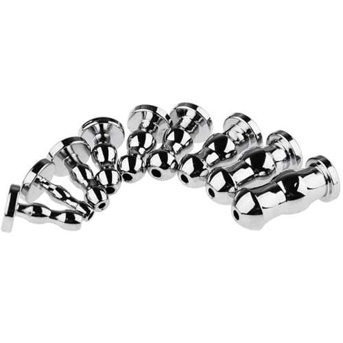 Juego de sondas uretrales alternativas de 9 piezas, sonda uretral hueca de acero inoxidable de 5-13MM para hombres-ESMM09