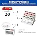 Medcenter Monthly Pill Organizer System 4 Times a Day, 31 Day Pill Organizer Box with Talking Alarm Reminding System, Monthly Pill Box for Daily Medication, Gift for Mom, Dad, Elderly