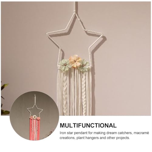 Aros de hierro de alta resistencia para proyectos de macramé y manualidades chic 7