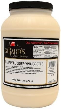 Girards Fuji Apple Cider Vinaigrette Dressing, 1 Gallon -- 2 per case.