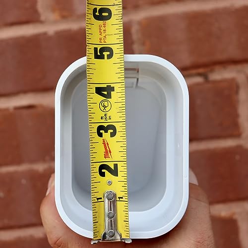 GutterGate 4"x3" Type-B White Gutter Downspout Extension Accessory