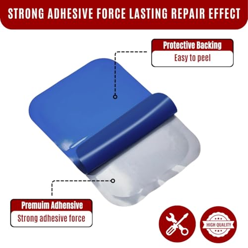 Image of Radial Tyre Repair Patch No. 40 (Box of 10 Pcs) | Heavy-Duty Tubeless Tyre Puncture Patch | Strong Adhesive Rubber Patch for Car, Bike, Scooter, Truck & Tractor Tyres