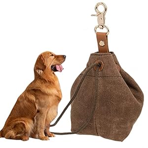 TMBMLPP Braun Leckerlibeutel für Hunde