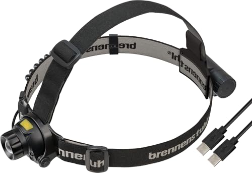 Lampe frontale extérieur avec lumière rouge Brennenstuhl pour camping, randonnée et running