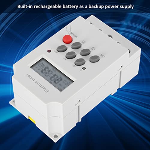 Qiilu QIILU5W8GDK6B7I-03 220 Volt Timer Water Heater Timer Kg316T Ii 30A Digital Timer Switch Programmable Electronic Time Control Switch thumb #7
