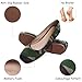 SAILING LU Ballet Flats Shoes for Women's Dressy Comfortable Memory Foam Slip-On Loafers Walking Flats Casual Fashion Dress Shoes Fall Size 10