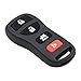 Keyless2Go Replacement for Keyless Entry Car Key Fob Remote for KBRASTU15 CWTWB1U733-2 PACK