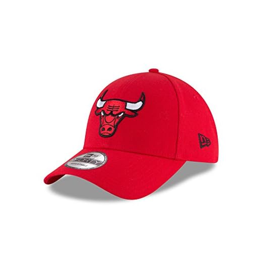 New mens Era NBA Chicago Bulls The League 9Forty Adjustable Cap, Red, One Size
