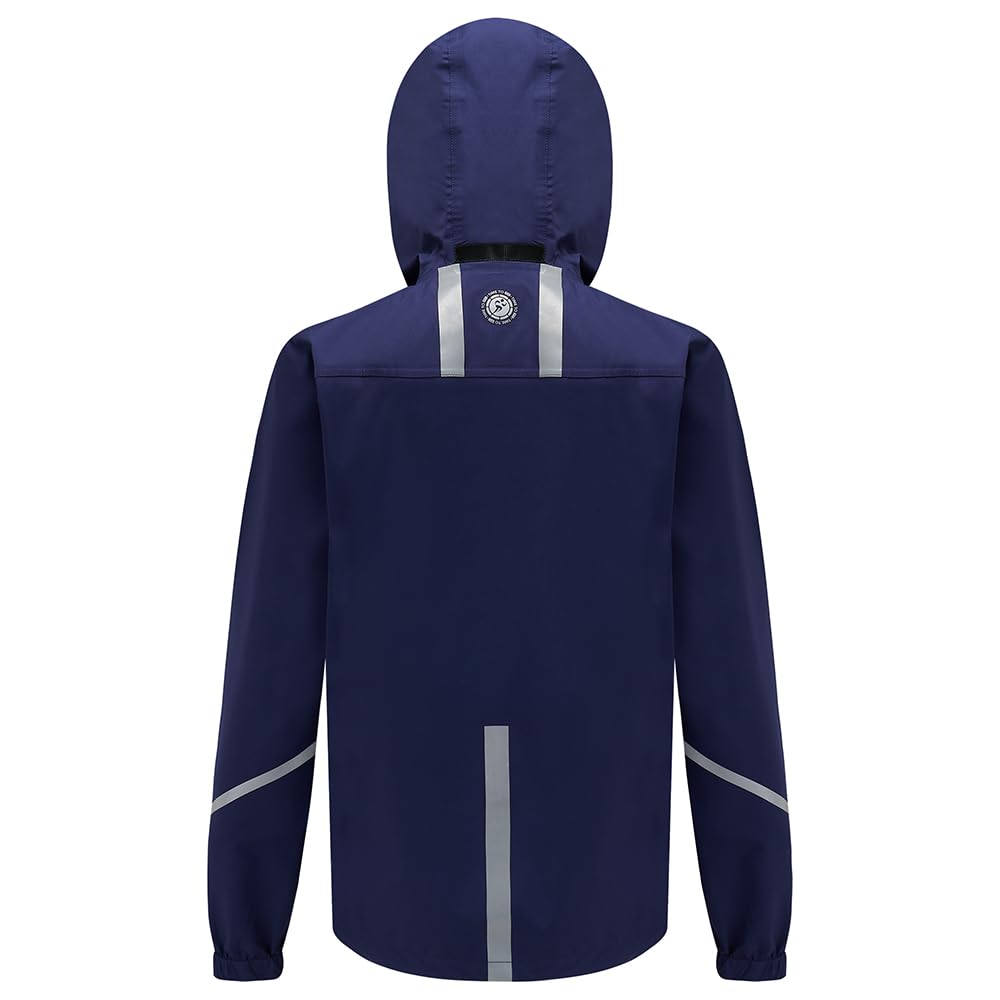 Time To Run Imperméable Veste de Course a Pied Pour Femme Avec Poches - Légère Coupe-Vent Respirant - Idéal Pour L'exercice et Le Jogging - de