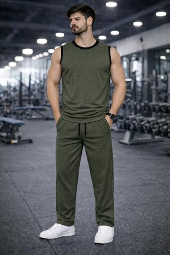 Image of Mack Jonney Men's Polyester Lycra Tracksuit | Lightweight Sports & Gym Wear | Comfortable Running & Training Track Suit for Men-MJ-181