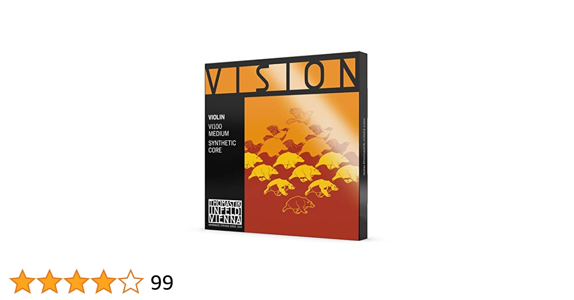 Amazon | THOMASTIK Vision ヴィジョン バイオリン弦 A線 アルミ