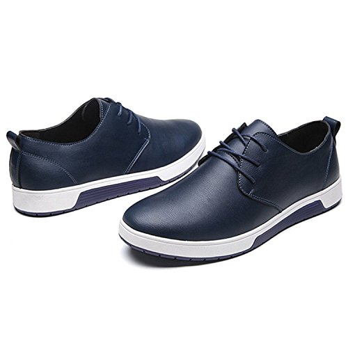 Image of ZZHAP Men's Casual Oxford Shoes Breathable Flat Fashion Sneakers
