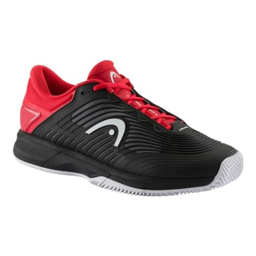 Head Revolt Pro 4.5 Clay Homme Noir Rouge HEAD Hommes Revolt Pro 4.5 Clay Chaussures De Tennis Chaussure Terre Battue Noir - Rouge 40