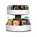 Mind Reader 2-Tier Snack Carousel, Countertop Organizer, Snack Tray, Breakroom, Kitchen, 14.25