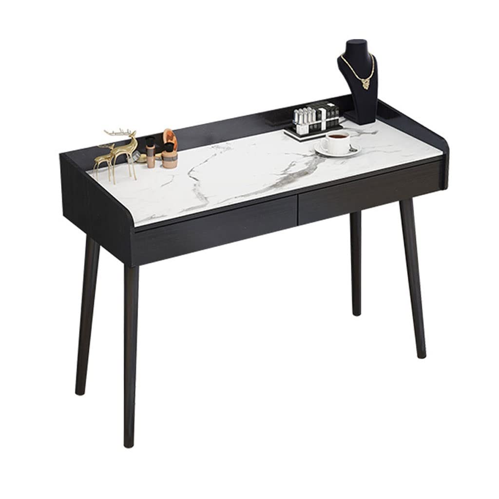 TEESONG Bedroom Dressing Tables Vanity Table Set with Lighted Mirror Modern Dressing for Bedroom Women Fashion Dresser with Drawers Makeup Vanity Dressing Table