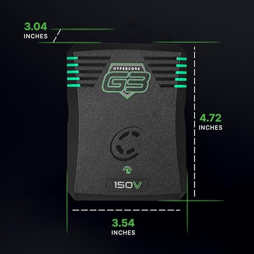 Image of Core HyperCore G3 150 V-Mount Smart Battery Pack - 158Wh, 20A Draw, USB-C PD Input /Output, 145W /45W Power Ports, Compact & Lightweight - Ideal for High-Power Video Equipment (V-Mount)
