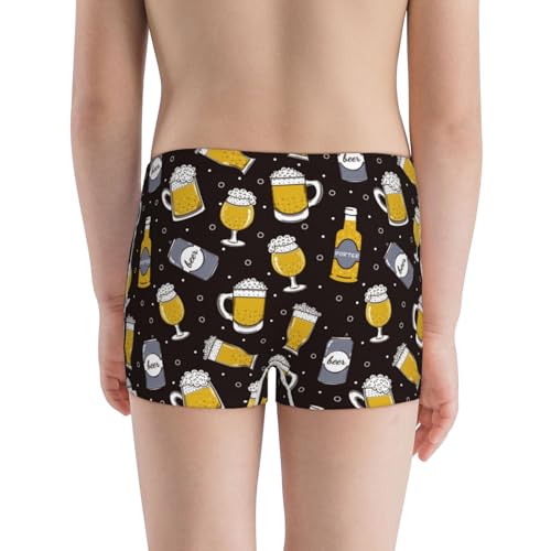 Boys' Cotton Boxer Brief Soft Underwear-Beer In A Bottle3