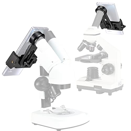 Microscope Lens Smartphone Adapter- Microscope Cellphone Camera Adapter, Built-In Wf16X Microscope Eyepiece- Celticbird Smartphone Camera Adapter For Microscope Eyepiece Tube 23.2Mm #TOP3