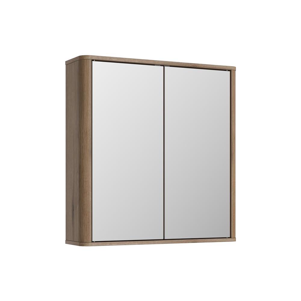 Vicco Specchio contenitore bagno Skara, Rovere, 56 x 58.4 cm