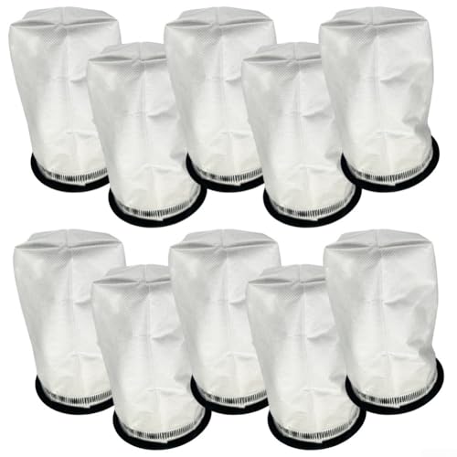 FACULX Paquete de 4/10 bolsas para aspiradora, aptas para Numatic NQ100 Hen100 HET100 modelos rápidos, bolsas de polvo de microfibra para una limpieza eficiente (paquete de 10)