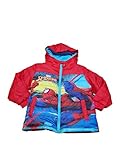  Marvel Garçon Spiderman Hiver Veste à Capuche/Blousons Rouge-3 Ans / 98 cm