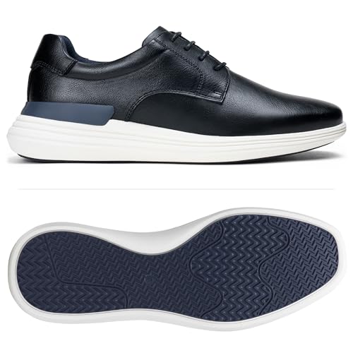 Jousen Mens Casual Dress Shoes Lightweight Comfortable Men's Fashion Sneakers Business Walking Oxfords Shoes for Men(AMY9079 Black 11) by Jousen - Used condition - Image 3