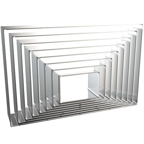 QAAQS 8-Piece Rectangle Cutter Set