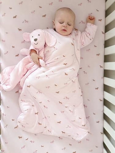Image of GUNAMUNA Long-Sleeve Sleep Sack for Babies, Wearable Sleep Bags, Soft Rayon, 1.0 TOG, Essentials for Newborns