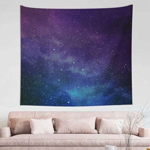 Tapisserie galaxie interstellaire pour chambre et salon cosmique