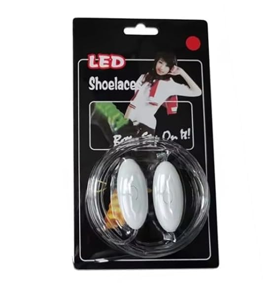 Mclear LED Shoelace Night Light Party Nights Glowing Shoe Strings, Flashing Lights Weatherproof Washable LED Luminous Shoe lace (Blue) (B0DHQDSD7D) Amazon Price History, Amazon Price Tracker