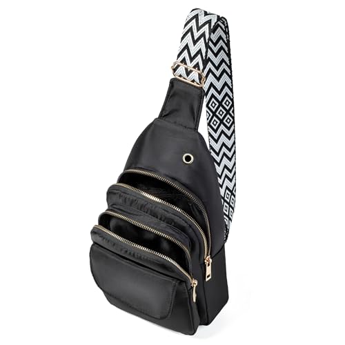 Image of AOSTIHOT Small Crossbody Bags Sling Bag for Women, Sling Backpack Chest Daypack Cross Body for Travel Casual Running Hiking Multicolor