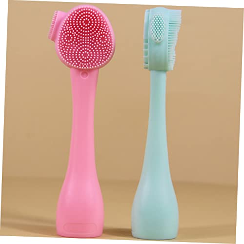 Brosse à points noirs et laveur de visage silicone pour soin cutané