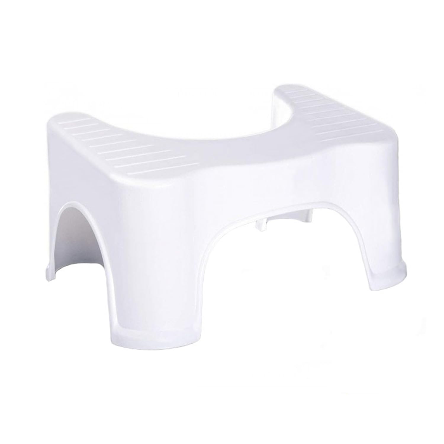 PFB Perfect Toilet Posture Potty Step Stool for Western Toilet Bathroom Scientific Angle, Anti-Slip, 20 cm Height, Plastic, White-image-17