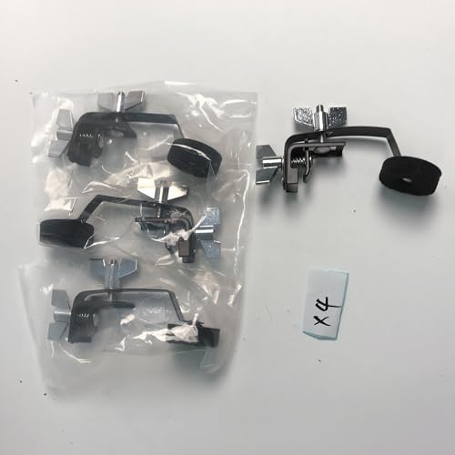 4 Piezas Silenciador para Batería 5.7x2.56 Pulg Negro miniatura 7