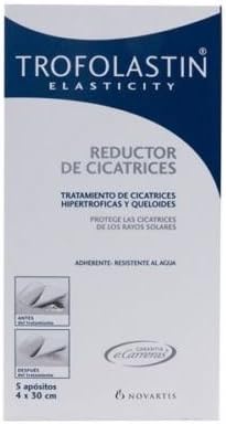 Trofolastin Scar Reducer Reductor De Cicatrices E Carreras 4x30 cm 5 pieces