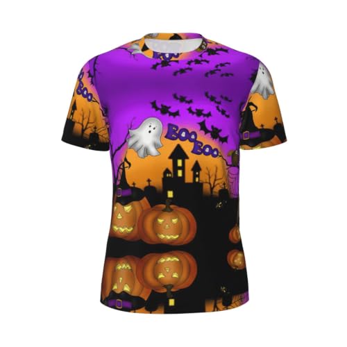 T-shirt entraînement et course à pied respirant motif Halloween pour vos séances de gym