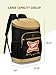 Beer Cooler Backpack Insulated 21 Liter Leak Proof Soft Cooler for Beach Camping Hiking Picnic (Miller)