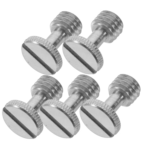 Tornillos de liberación rápida para cámara en pack de 5 piezas de hierro para trípode