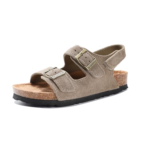 Yeeteepot Kinder Kork Sandalen Jungen Mädchen Riemen...