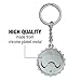 Minions Bob Face Keychain Chrome Plated Metal Pop Cap Bottle Opener