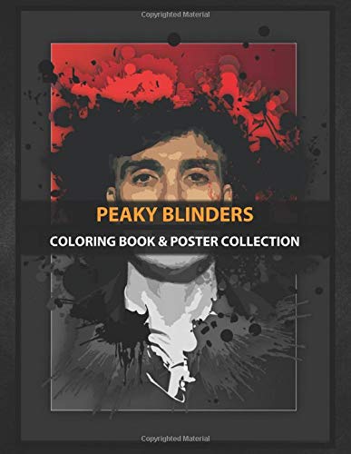 Coloring Book & Poster Collection: Peaky Blinders Illustration Of Tommy Shelby Inspired Tv Shows