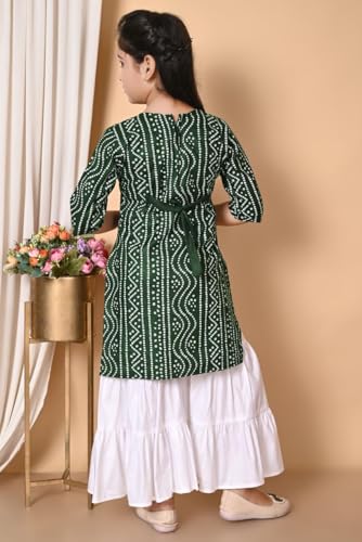 Image of Indian Traditional Dress for Baby Girl Kids Kurti and Sharara