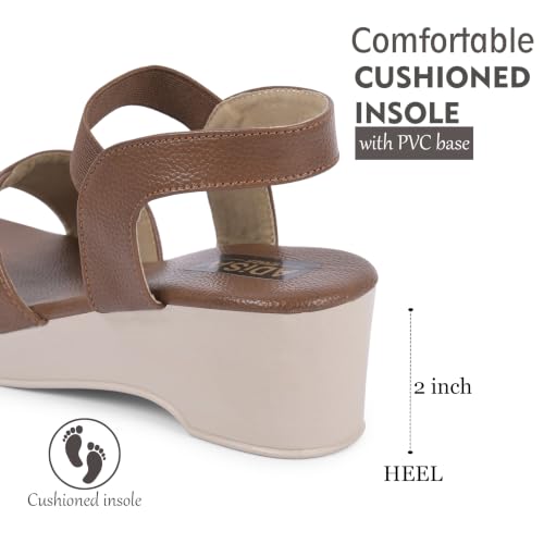Image of Women Girls Fashion Wedge Heel Sandals (SD1501)