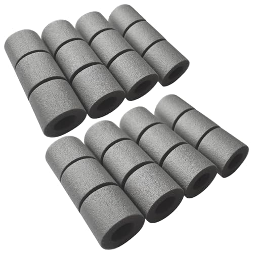 Curtain Spacers for Eyelet Curtains 24 Pcs Black Curtain Separators Spacers for Smooth Curtains Movement Ideal for Home Office and Hotel Use