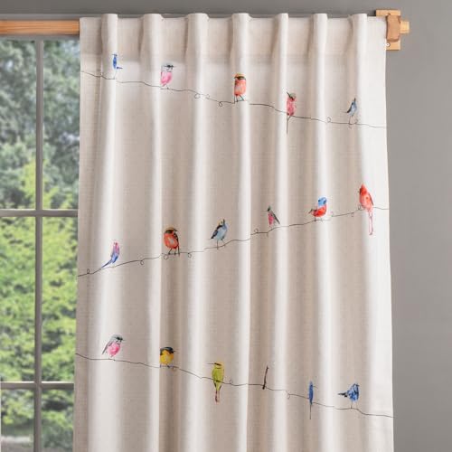 Rideaux Maison d'Hermine 100% coton 50"x96"