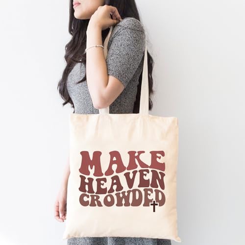 Bolsa Tote de Lona con Versículo Bíblico para Mujer miniatura 2